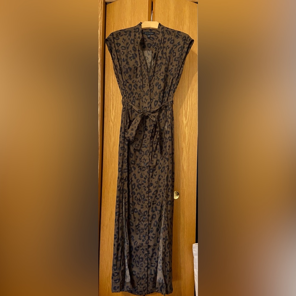 Maxi Leopard Banana Republic XS dress never worn